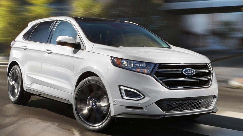 used 2018 Ford edge in white