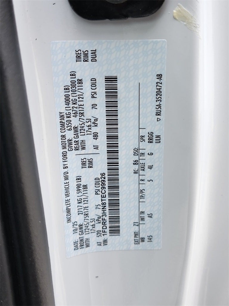 2026 Ford F-350SD XL DRW w/9' Reading Marauder 3 Dump Body