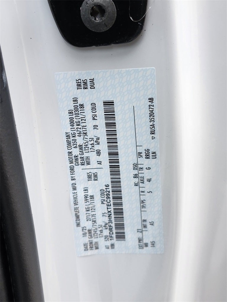 2026 Ford F-350SD XL DRW w/9' Reading Marauder 3 Dump Body