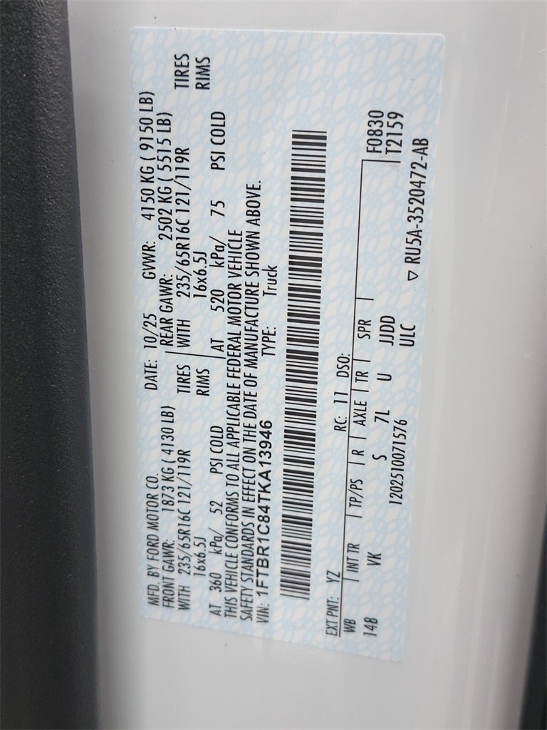 2026 Ford Transit-250 Med Roof LWB