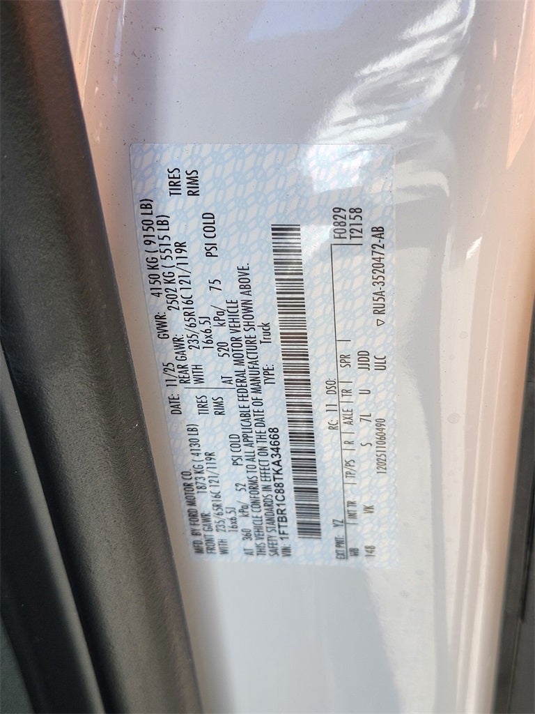 2026 Ford Transit-250 Med Roof LWB