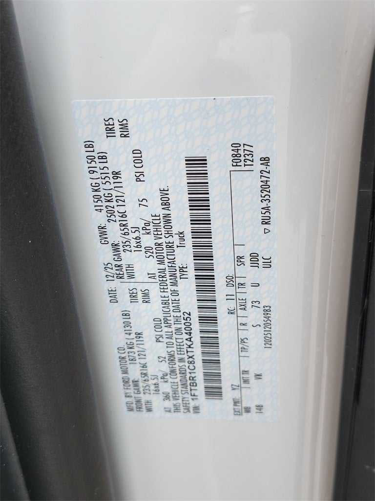 2026 Ford Transit-250 Med Roof LWB