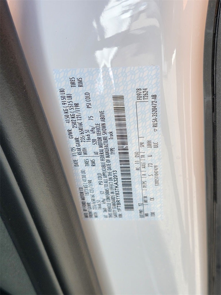 2026 Ford Transit-250 Low Roof SWB