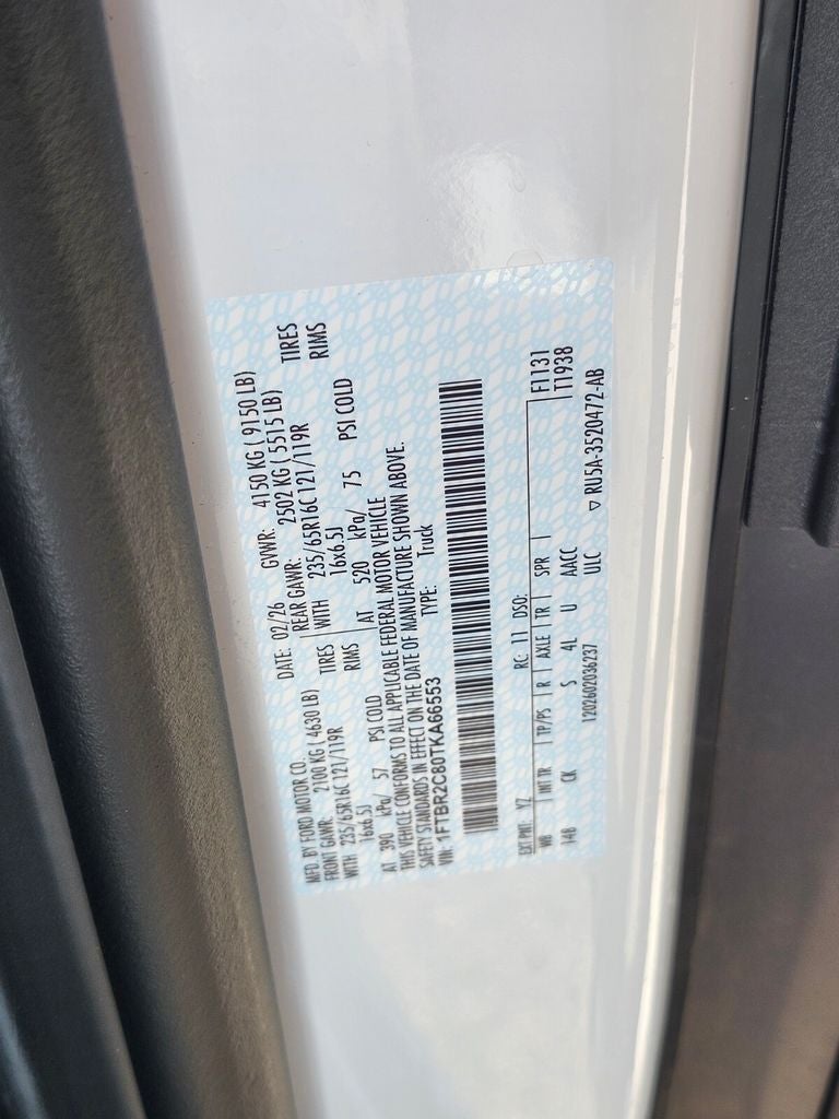 2026 Ford Transit-250 Med Roof LWB