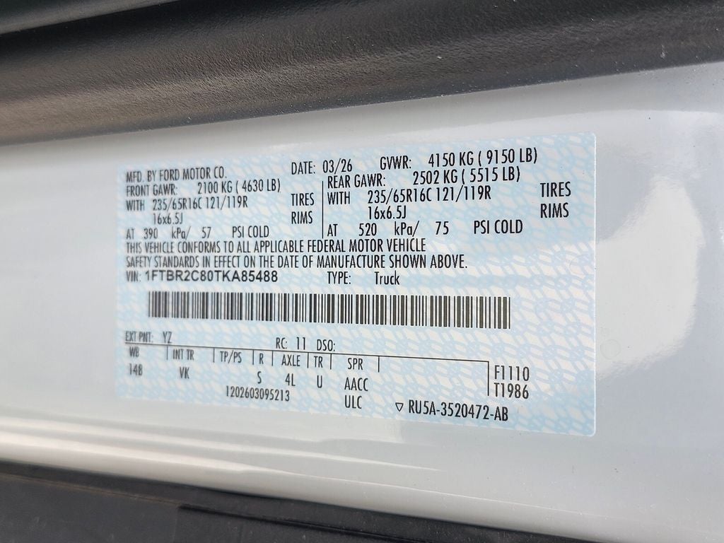 2026 Ford Transit-250 Med Roof LWB