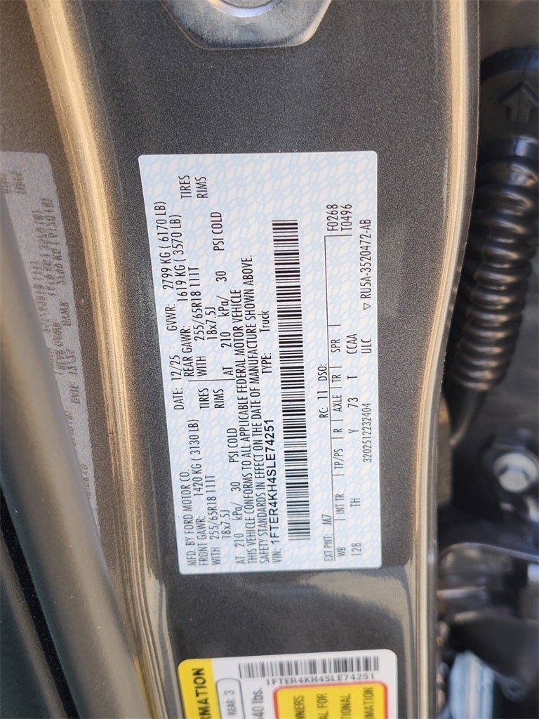 2025 Ford Ranger Lariat