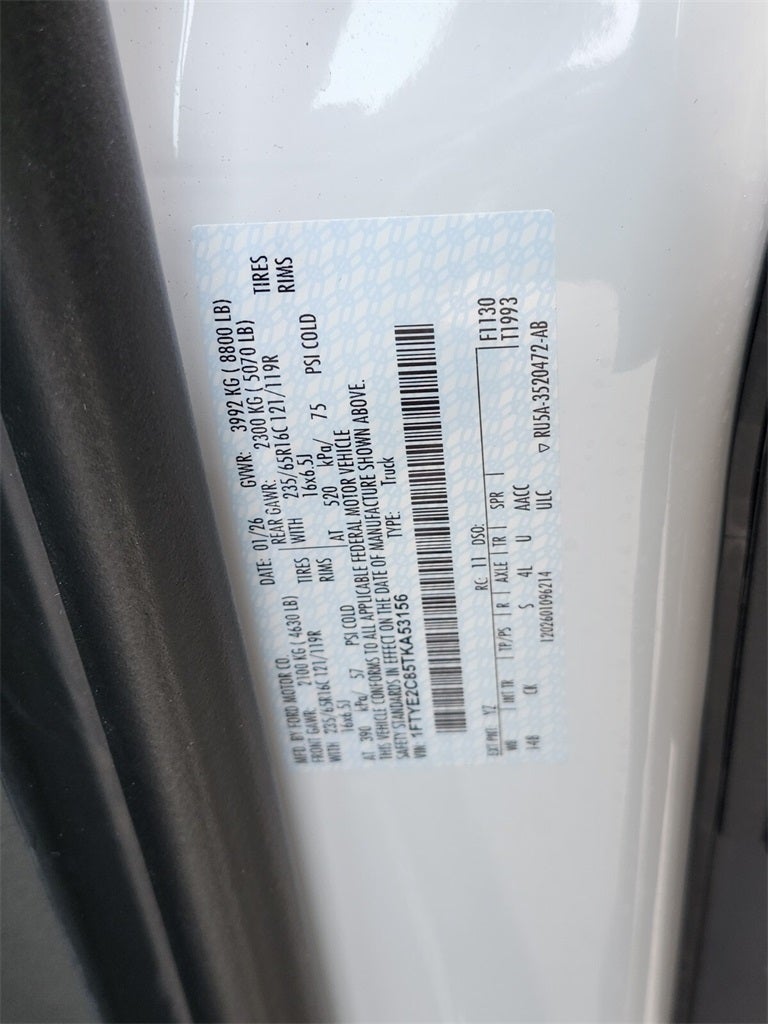 2026 Ford Transit-150 Med Roof LWB