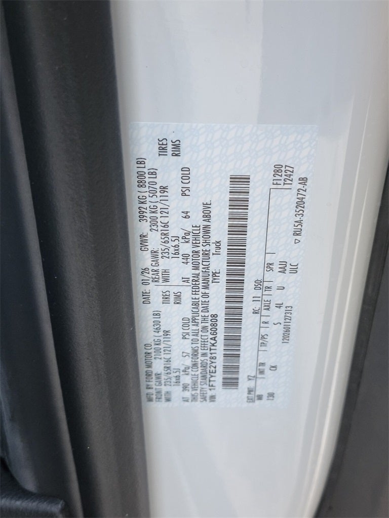 2026 Ford Transit-150 Low Roof SWB