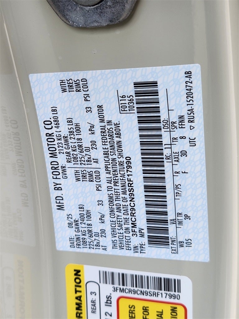 2025 Ford Bronco Sport Outer Banks