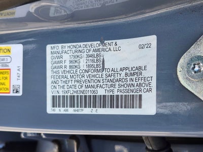 2022 Honda Civic Sport