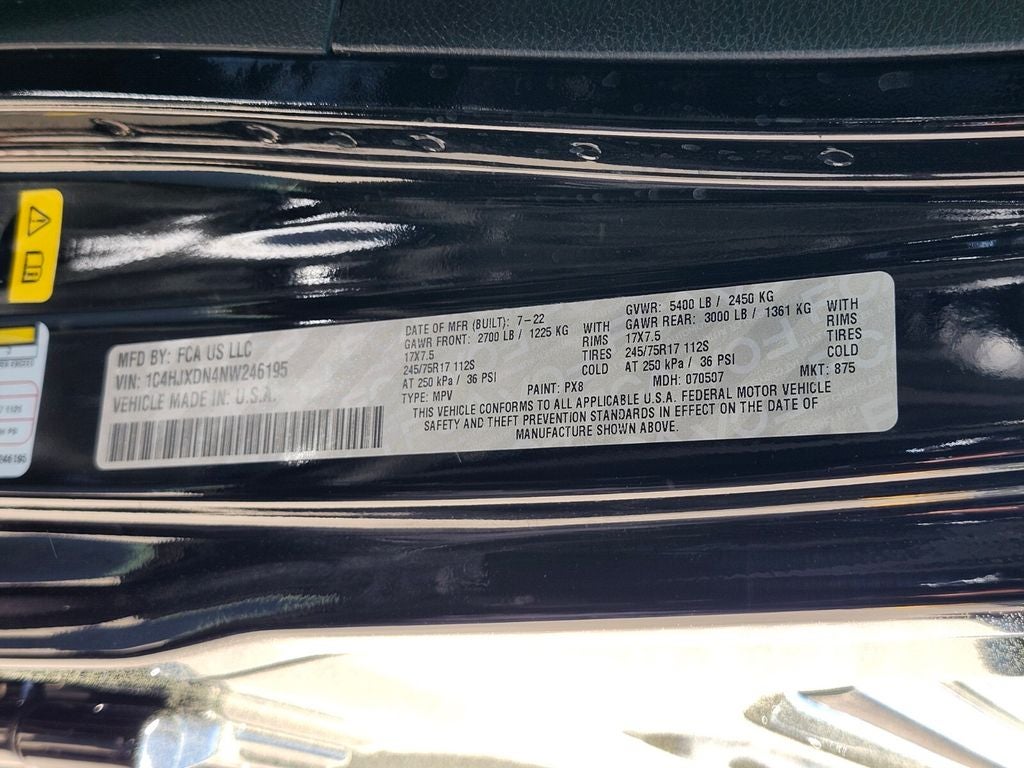 2022 Jeep Wrangler Unlimited Sport