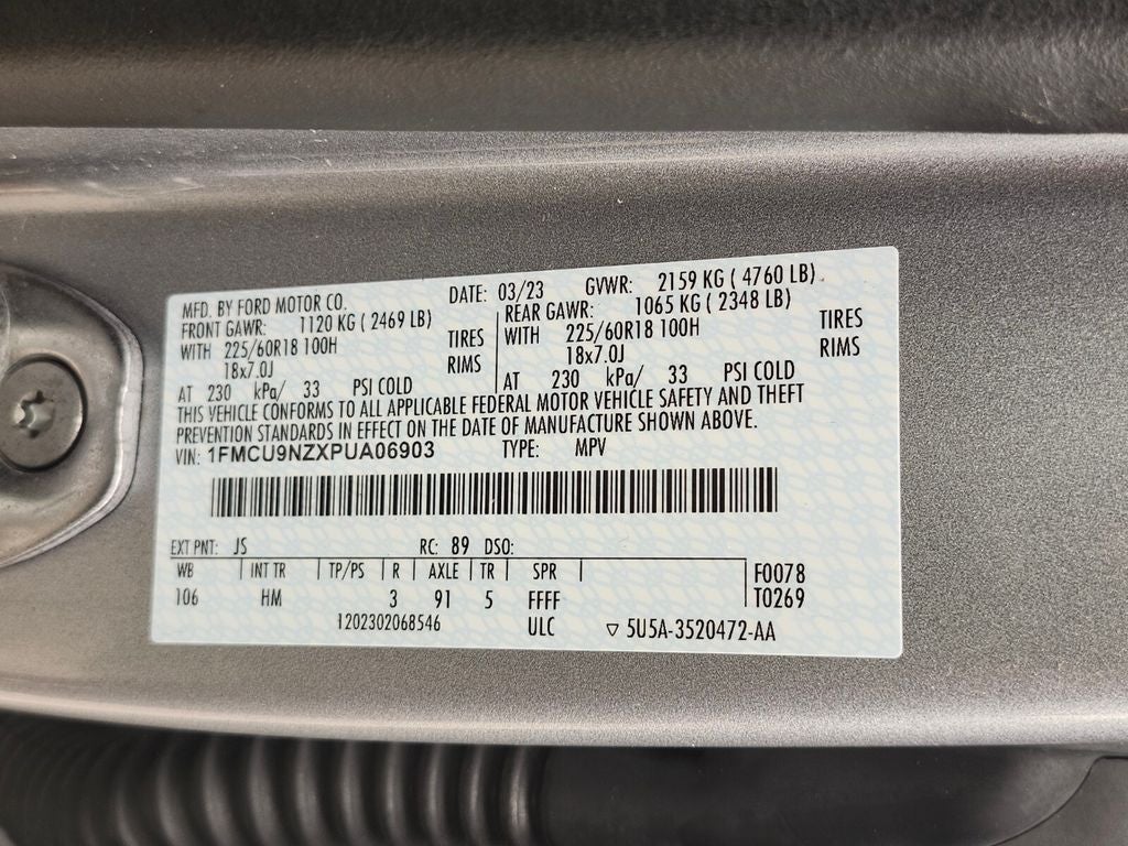 2023 Ford Escape Hybrid ST-Line Select