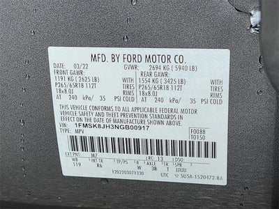 2022 Ford Explorer Timberline