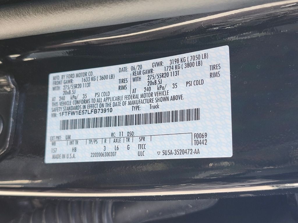 2020 Ford F-150 Lariat