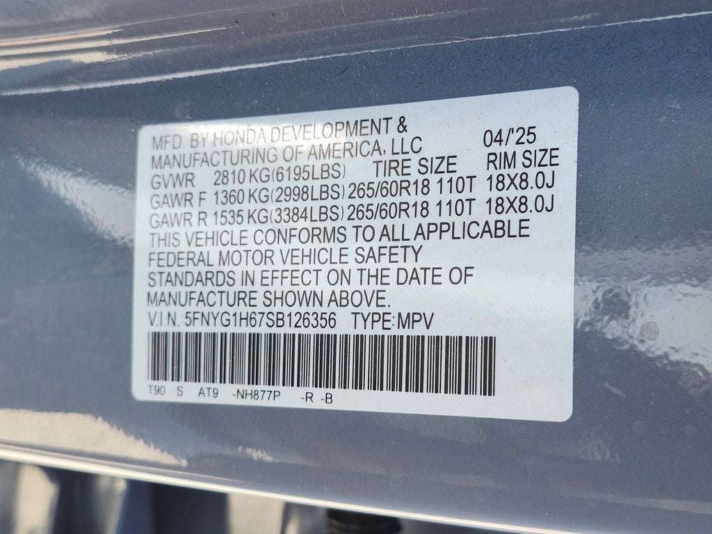 2025 Honda Pilot TrailSport