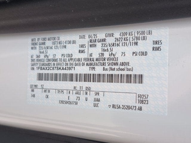 2025 Ford Transit-350 XLT