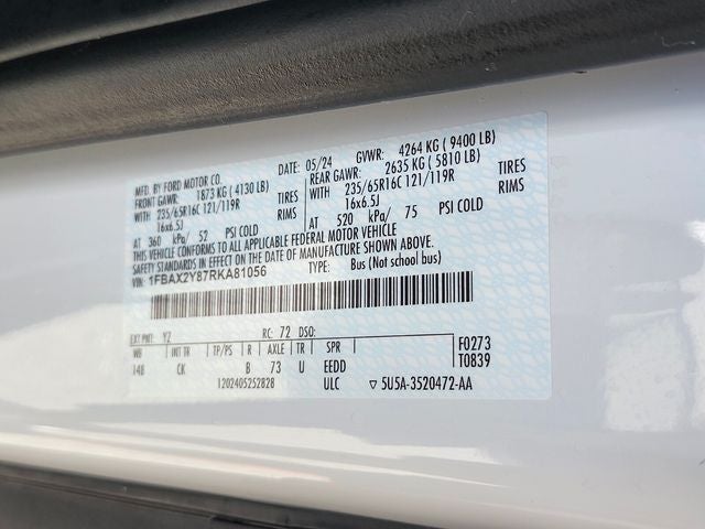 2024 Ford Transit-350 XLT