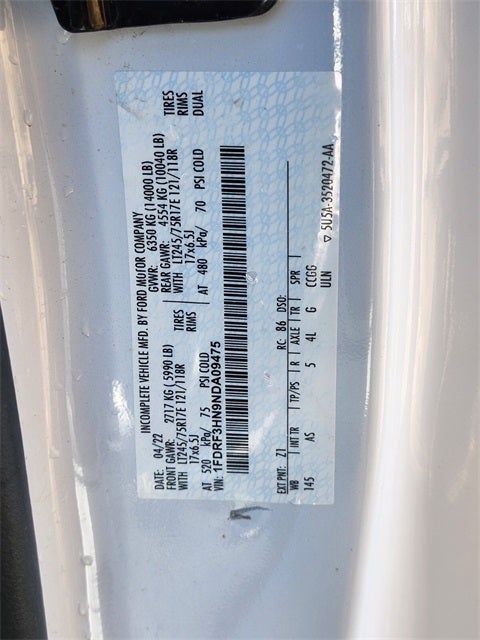 2022 Ford F-350SD XL DRW