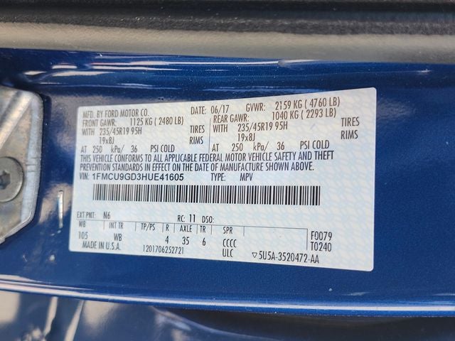 2017 Ford Escape SE