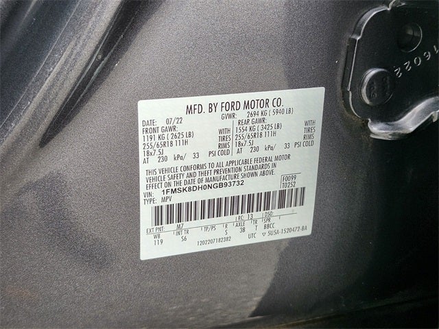 2022 Ford Explorer XLT