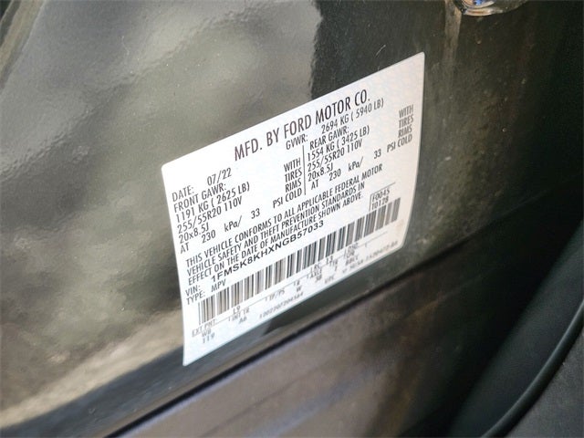 2022 Ford Explorer ST-Line