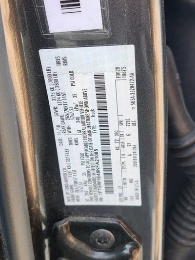 2019 Ford F-150 XLT