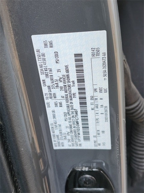 2021 Ford F-150 Lariat