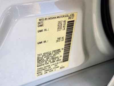 2017 Nissan Altima 2.5 SL