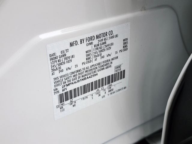 2022 Ford Edge ST Line