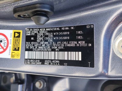 2019 Toyota Highlander XLE