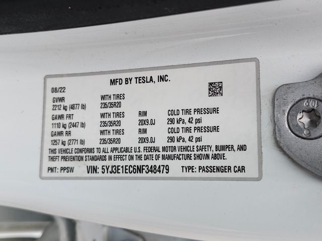 2022 Tesla Model 3 Performance