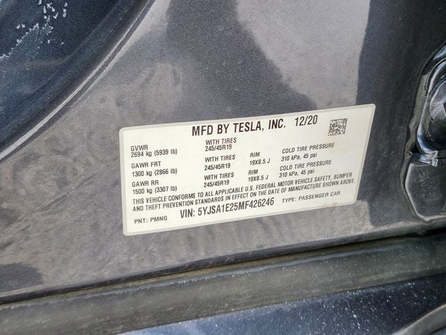 2021 Tesla Model S Long Range