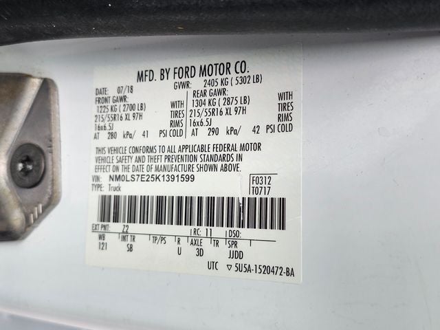 2019 Ford Transit Connect XL