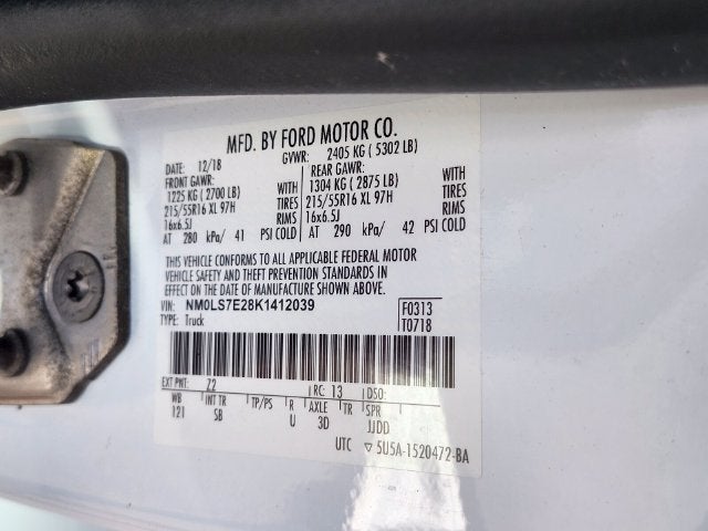 2019 Ford Transit Connect XL