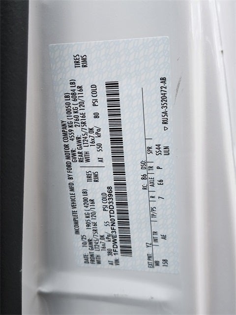 2026 Ford E-350SD Base Cutaway