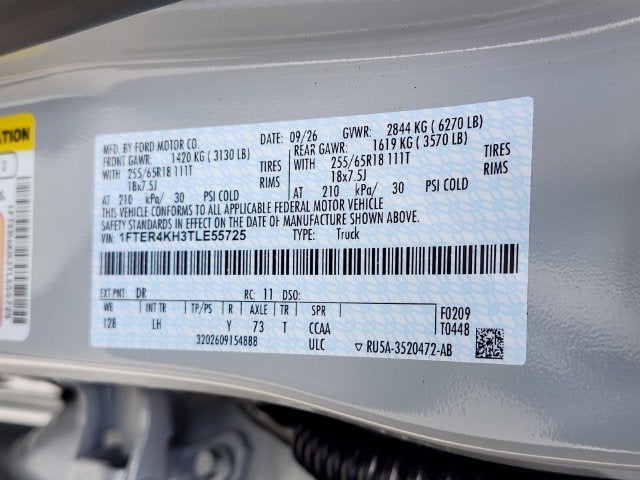 2026 Ford Ranger Lariat