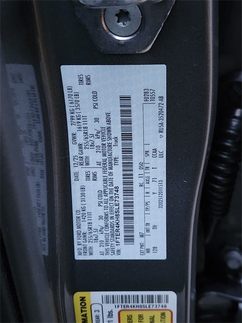 2025 Ford Ranger Lariat