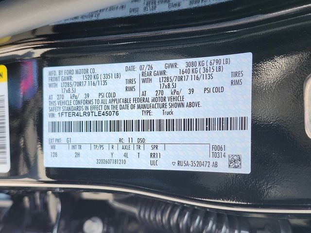 2026 Ford Ranger Raptor