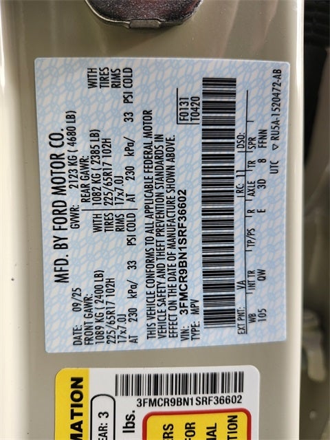 2025 Ford Bronco Sport Big Bend