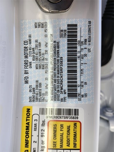 2025 Ford Bronco Sport Outer Banks