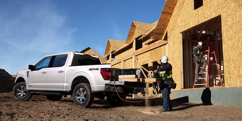 F150 on jobsite